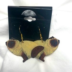 Persian Cat earrings